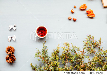 Christmas background Christmas tree new year gifts decor decoration holiday 109249203