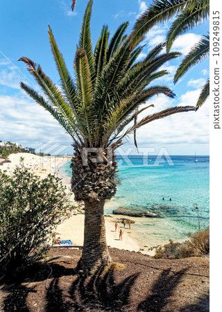 Beach in Morro Jable - Fuerteventura Beach in Morro Jable - Fuerteventura 109249815