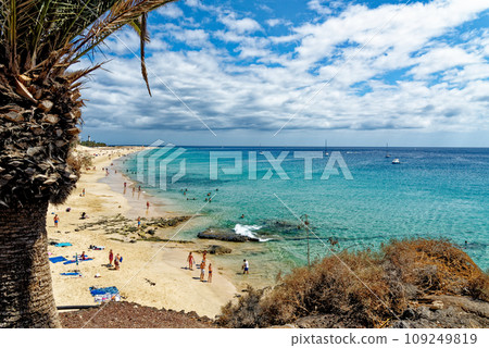 Beach in Morro Jable - Fuerteventura Beach in Morro Jable - Fuerteventura 109249819