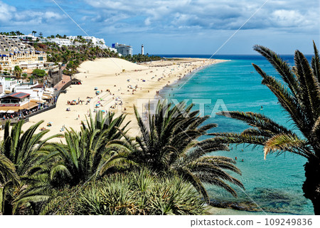Beach in Morro Jable - Fuerteventura Beach in Morro Jable - Fuerteventura 109249836