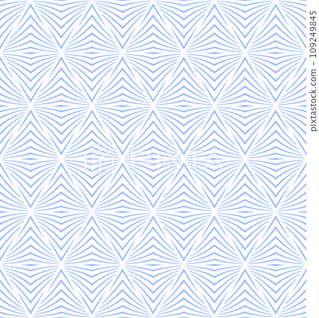 Abstract Seamless Geometric Diamonds Light Blue and White Pattern. Striped Lines Texture. Vector Art. Abstract Seamless Geometric Diamonds Light Blue and White Pattern. Striped Lines Texture. Vector Art. 109249845