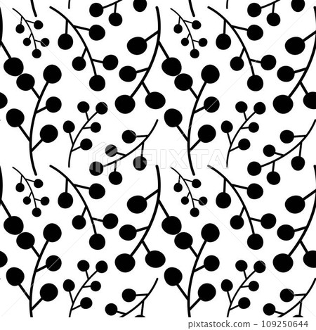 Seamless floral pattern element vector shape doodle plant abstract texture background illustration for digital paper and print materials. Seamless floral pattern element vector shape doodle plant abstract texture background illustration for digital paper and print materials. 109250644