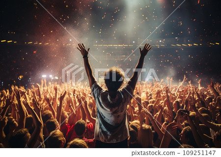 A big pop concert or festival 109251147