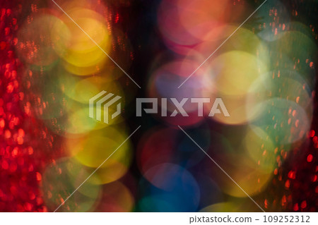 Colorful abstract blurred background. Festive glitter texture. 109252312
