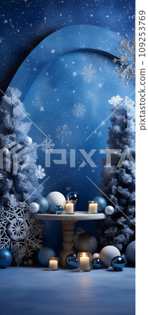 聖誕背景材質垂直 聖誕背景材質垂直 109253769