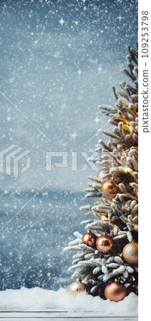 Christmas background material vertical 109253798