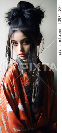 Portrait photo of Japanese woman 109253825