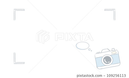 相機插圖框架（講話泡泡） 109256113