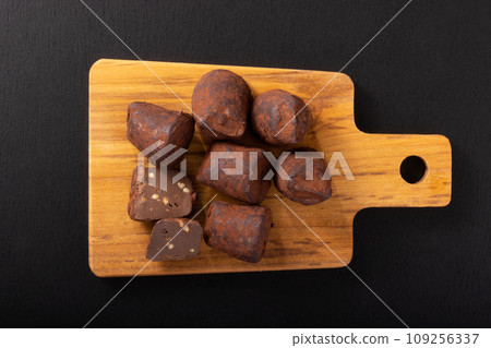 Cacao truffle hazelnut Cacao truffle hazelnut 109256337