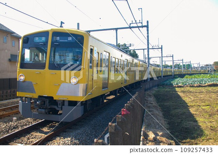 Seibu new 101 series new paint Hoya curve 109257433