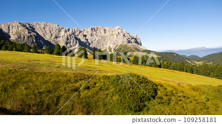 Hiking through Dolomite Mountains 109258181
