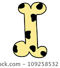 number set of colorful cartoon  109258532