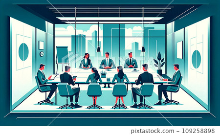 business people having a meeting in the office 109258898