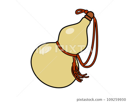 帶有彩色邊框的簡單葫蘆圖 109259930