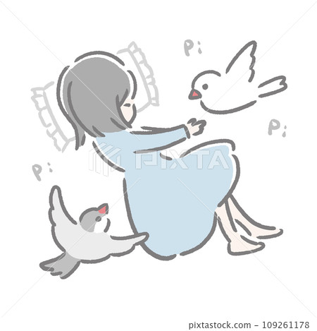 I feel sleepy, but the sparrows are fine. 109261178