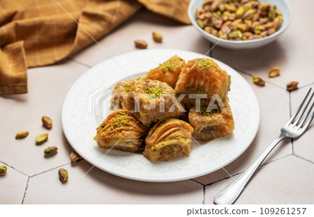Turkish traditional baklava Turkish traditional baklava 109261257