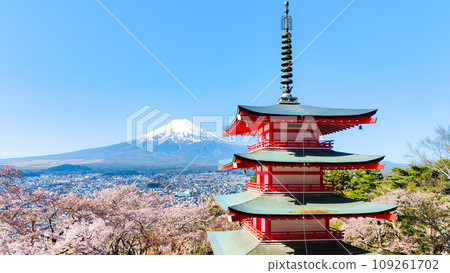 Arakurayama Sengen Park (spring) 109261702
