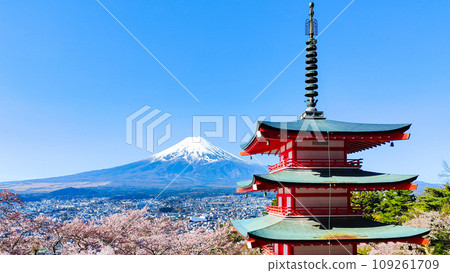 Arakurayama Sengen Park (spring) 109261709