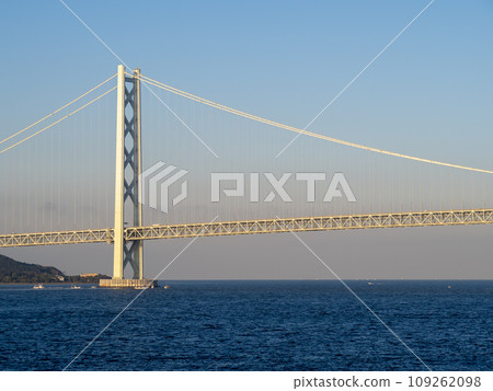 Akashi Channel Bridge in the morning. 109262098