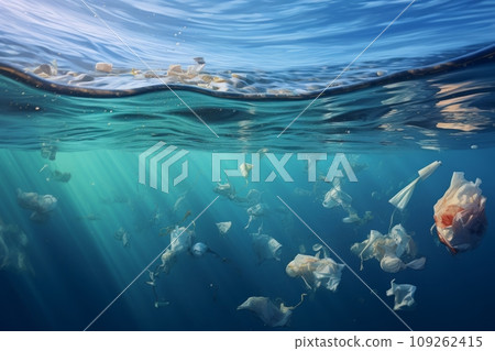 Plastic pollution in the world's oceans Plastic pollution in the world's oceans 109262415
