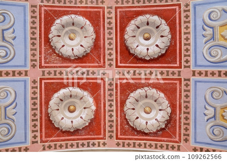 Fresco in the church of Saint Matthew in Stitar, Croatia Fresco in the church of Saint Matthew in Stitar, Croatia 109262566