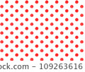Watercolor style red polka dot pattern background wallpaper material 109263616