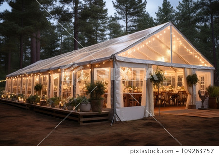 Outdoor wedding tent 109263757