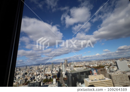 Osaka in November, Osaka Castle Park with autumn leaves, Osaka Business Park with a view of Osaka Castle in the autumn sky, a new hotel Osaka in November, Osaka Castle Park with autumn leaves, Osaka Business Park with a view of Osaka Castle in the autumn sky, a new hotel 109264389