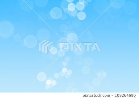 淺藍色背景與球景的抽象影像素材 109264690