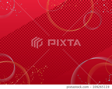 背景_美麗的日式水引和格子圖案01_水平 109265119