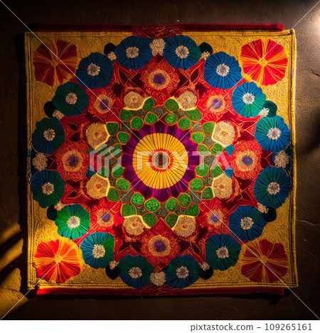 傳統蘭戈里設計地毯 109265161