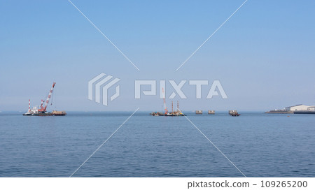 興建中的海上自衛隊橫須賀消磁站 109265200