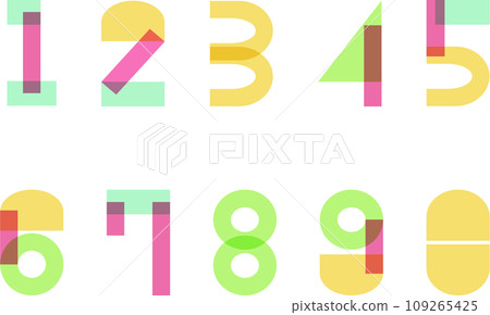 neon film numbers set 1 neon film numbers set 1 109265425