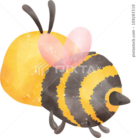 Cute Honey bee watercolor Cute Honey bee watercolor 109265519