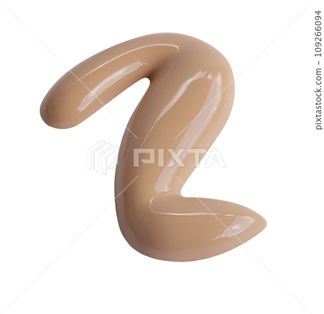 collection of beauty liquid powder make up strokes on white background. each one is shot separately 109266094