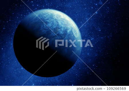 An exoplanet similar to Earth. Elements of this image furnished by NASA 109266569