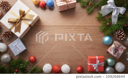 Christmas gift background material | AI image Christmas gift background material | AI image 109268644