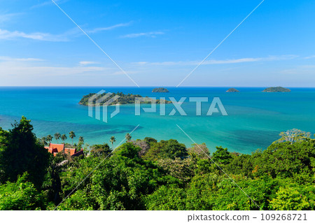 Seascape of Chang island(Koh chang) ,the famouse island of Thailand Seascape of Chang island(Koh chang) ,the famouse island of Thailand 109268721