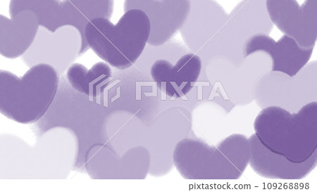 Heart illustration material (purple) Heart illustration material (purple) 109268898