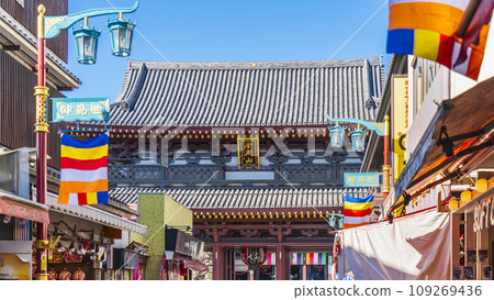 仲見世街的川崎大師風景[神奈川縣川崎市] 109269436