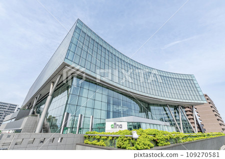 岩手縣盛岡市，岩手縣資訊交流中心愛奈，陽光明媚的日子 109270581