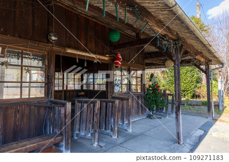 Scenery of Watarase Keikoku Railway “Kamigamibai” station 109271183