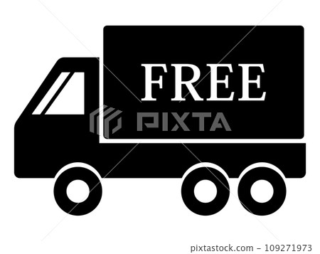 Truck silhouette icon free Truck silhouette icon free 109271973
