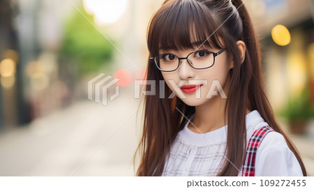 長髮年輕女子 長髮年輕女子 109272455