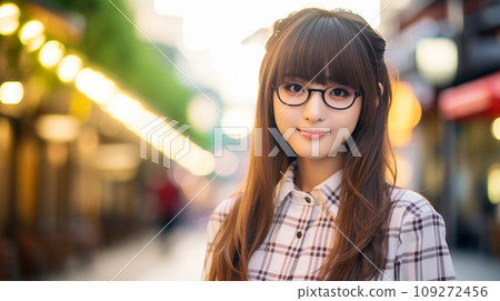 長髮年輕女子 長髮年輕女子 109272456