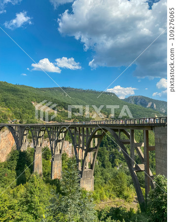 Djurdjevica Tara Bridge is a concrete arch bridge over the Tara River 109276065