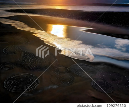 River surface #1 (AI composite image) 109276830