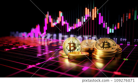 Crypto assets/Virtual currency/Bitcoin 109276871