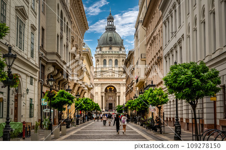 St. Stephen's basilica in center of Budapest, Hungary (translation - I am the way, truth and life) St. Stephen's basilica in center of Budapest, Hungary (translation - I am the way, truth and life) 109278150