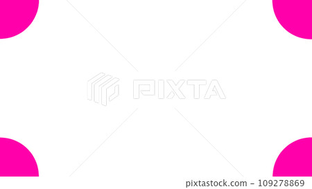 粉紅色圓圈1/4角框 109278869